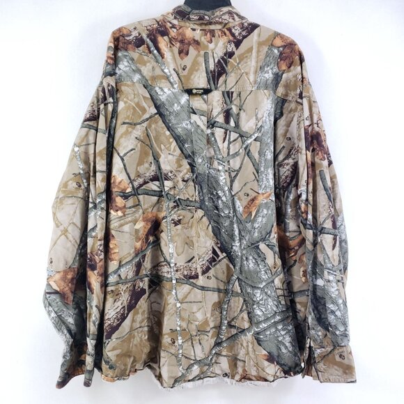 Outfitters Ridge Mens 3XL Camouflage Button Down Shirt Long Sleeve Hunting Top - Picture 2 of 8